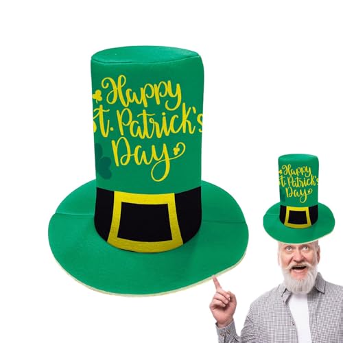 St. Patricks Partyhut, irische Kopfbedeckung, Foto-Requisiten, St. Patrick's Day-Zubehör, grüne Baumspitze, Partyzubehör, Kostümzubehör von Generisch