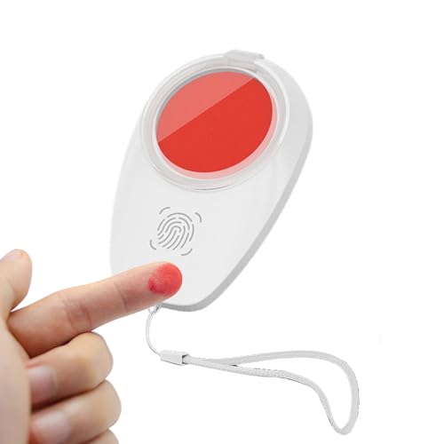 Stempelkissen für Fingerabdrücke, Tintenloses Fingerabdruckpad | Rotes Stempelkissen, inklusive Trageband, wasserfestes Fingerabdruck-Set für St Stempelkissen für Fingerabdrücke, Tintenloses Fingerabdruckpad | Rotes Stempelkissen, inklusive Trageband, wasserfestes Fingerabdruck-Set für St von Generisch