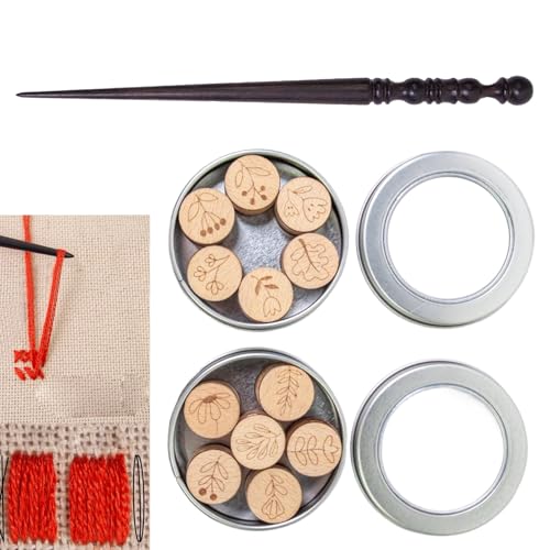 Stickgarn Spulen - Garnhalter Nähzubehör - Tragbares Set Praktische Halter für Handarbeiten Basteln Anfänger Spannen Garn Organisieren Stickgarn Spulen - Garnhalter Nähzubehör - Tragbares Set Praktische Halter für Handarbeiten Basteln Anfänger Spannen Garn Organisieren von Generisch