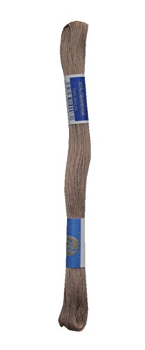 Stickgarn Stickfaden Knüpfgarn 100% Baumwolle 15 m beige (7332) von Generisch