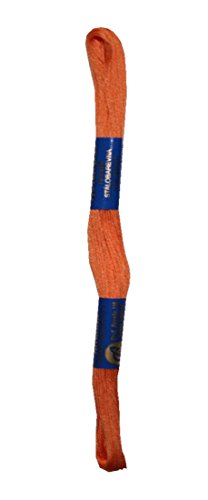 Stickgarn Stickfaden Knüpfgarn 100% Baumwolle 15 m orange (2192) von Generisch