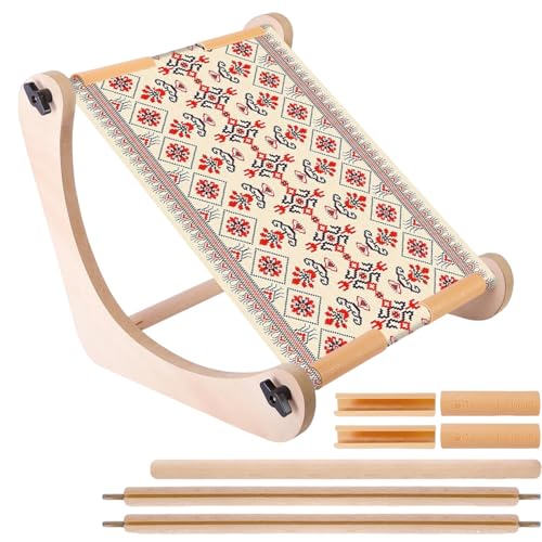 Stickrahmen | Verstellbares Stickzubehör Aus Holz | Quilrahmen Zum Aufspannen Reisen Tisch Stuhl Bett Häkeln Wandbehang Stickrahmen | Verstellbares Stickzubehör Aus Holz | Quilrahmen Zum Aufspannen Reisen Tisch Stuhl Bett Häkeln Wandbehang von Generisch