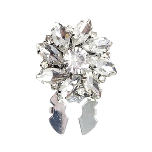 Strass-Knopfabdeckungen, abnehmbare Kristallknöpfe für Damen, abnehmbare Hemdmanschettenknöpfe, Blumen-Charm-Accessoires, Blumen-Ärmelknopfabdeckung, Kristallverzierungen, flache Rückseite von Generisch