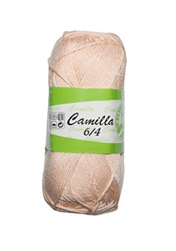 Strickgarn Garn Camilla 100% Baumwolle 50g apriko (5303) von Generisch