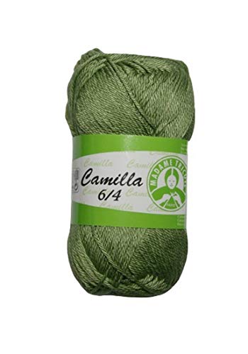 Strickgarn Garn Camilla 100% Baumwolle 50g grün (5056) von Generisch