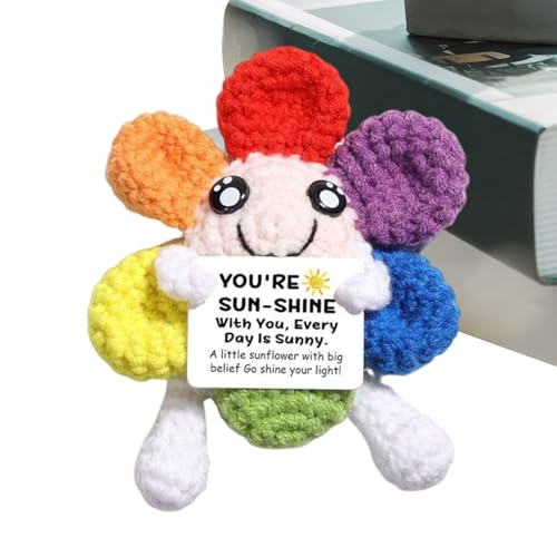 Strickpuppe,Handgefertigte Sonnenblumenpuppe Als Stimmungsaufheller | Kleine Niedliche Blumen Tischdekoration Für Hochzeit Geburtstag Weihnachten Geschenk Strickpuppe,Handgefertigte Sonnenblumenpuppe Als Stimmungsaufheller | Kleine Niedliche Blumen Tischdekoration Für Hochzeit Geburtstag Weihnachten Geschenk von Generisch