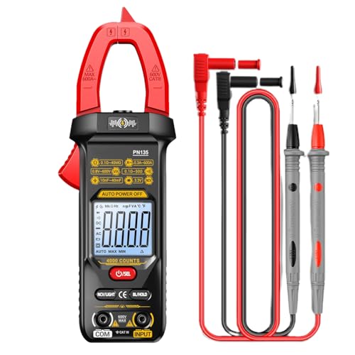 Stromzange | Intelligenter AC Tester 4000 Messwerten | Intelligente Digitalanzeige Zange für Elektriker DC AC Spannung Electrical Automotive Haushalt Stromzange | Intelligenter AC Tester 4000 Messwerten | Intelligente Digitalanzeige Zange für Elektriker DC AC Spannung Electrical Automotive Haushalt von Generisch
