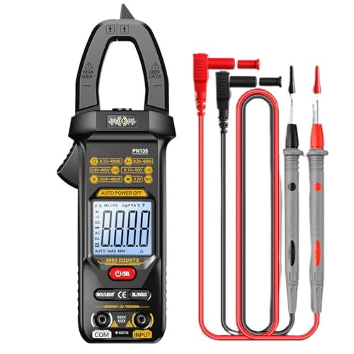 Stromzange | Intelligenter AC Tester 4000 Messwerten - Intelligente Digitalanzeige Zange für Elektriker DC AC Spannung Electrical Automotive Haushalt Stromzange | Intelligenter AC Tester 4000 Messwerten - Intelligente Digitalanzeige Zange für Elektriker DC AC Spannung Electrical Automotive Haushalt von Generisch