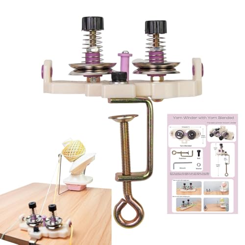 Table Yarn Guide, Yarn Winder Guide, Desk Clamp Guide, Thread Guide Device, Yarn Winding Guide Tool With Desk Clamp, Convenient Thread Guide For Families And Hobbyists Yarn Management von Generisch