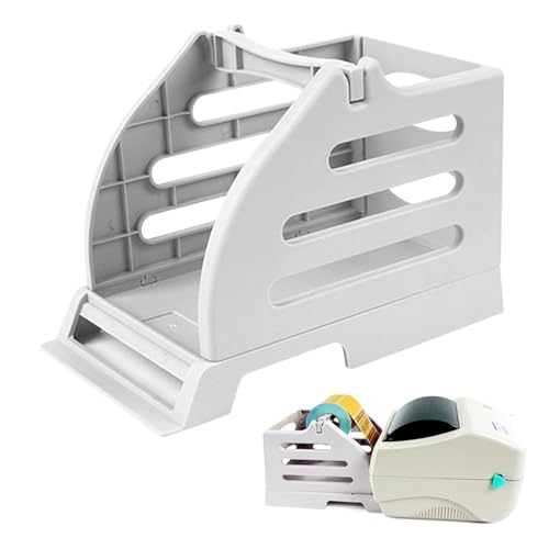 Thermodrucker-Halter, Desktop-Etikettenständer, Drucker-Etiketten-Organizer, , benutzerfreundlich, 22,5 x 12 x 14 cm, für Zuhause, Zimmer, Arbeitsplatz von Generisch