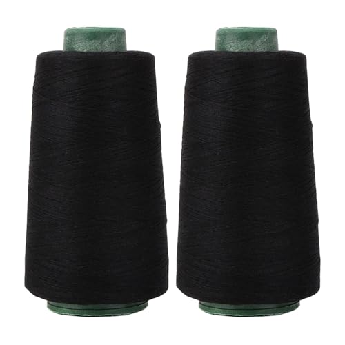 Thread for Overlock Sewing Machine, Overlock Sewing Thread 2200 Meter to 2 Spools, Overlock Quilting Supplies Thread 40 Over 2, High Speed Thread for Fabric Repairing, Usage for Heavy Duty Sewing Pr von Generisch