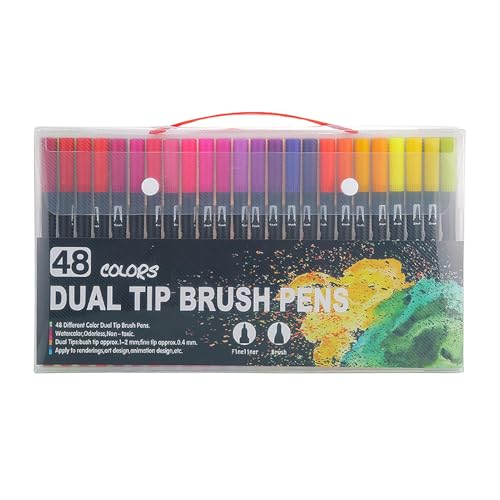 Tips Textmarker Fineliner Mit Feiner Spitze Und Pinselspitze Shimmer Color Doodle Outline Stifte Pastell Aesthetic Textmarker Für Crafts, Glitzer-Highlighter-Stifte Pen Marker Zum Zeichnen von Generisch