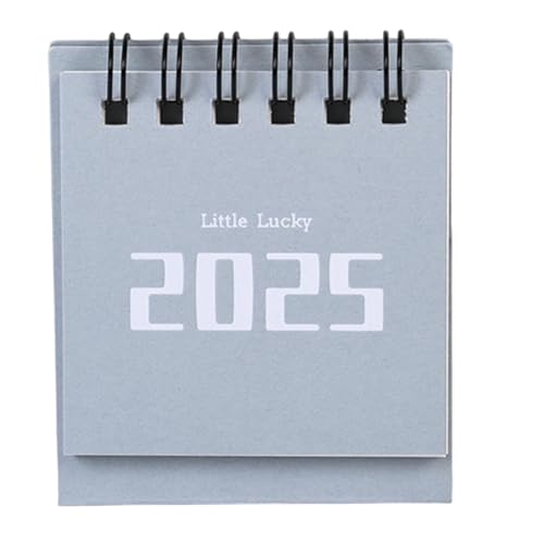 Tischkalender 2025 – Tischkalender im Taschenformat | Tiny Desk Calendar 2025 | Desktop-Dekoration | Reise-Tischkalender | Notizblock Kalender 2025 Stehkalender für Zuhause Schule von Generisch