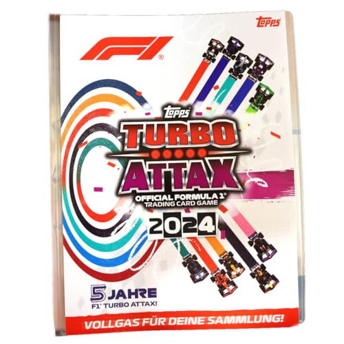 Topps Turbo Attax Karten 2024 Formula 1 - Sammelkarten - Trading Cards - 1 Sammelmappe von Generisch