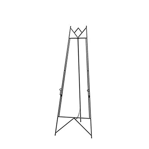 Tragbare leichte Staffelei für Hochzeiten, 120/145 cm hoch, Metall, faltbar, für Boden, einfaches Zusammenklappen und Transportieren von Generisch