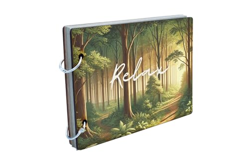 Tranquil Woodland Adventure Scrapbook with AI Generated Art (scrap-kf24-relbrightforesthg) von Generisch