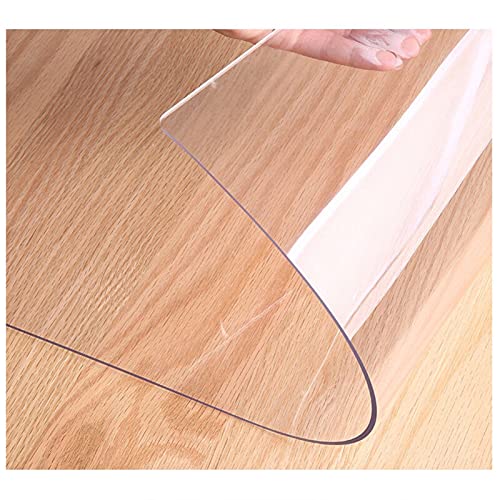 Transparente Kunststoff-Tischdecke, transparente Tischdecke, Schutz, wasserdichte PVC-Matte für Esszimmer-Schreibtisch (Größe: 30 x 30 cm, Dicke: 2 mm) von Generisch