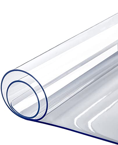 Transparente PVC-Tischabdeckung, 1,5 mm dick, wasserdicht, für Esstisch, 125 x 230 cm von Generisch