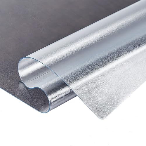Transparente PVC-Tischdecke, 1,5 mm, für den Außenbereich, wasserdicht und ölbeständig, langlebig, glänzende Oberfläche, für Esszimmer und Terrasse Transparente PVC-Tischdecke, 1,5 mm, für den Außenbereich, wasserdicht und ölbeständig, langlebig, glänzende Oberfläche, für Esszimmer und Terrasse von Generisch