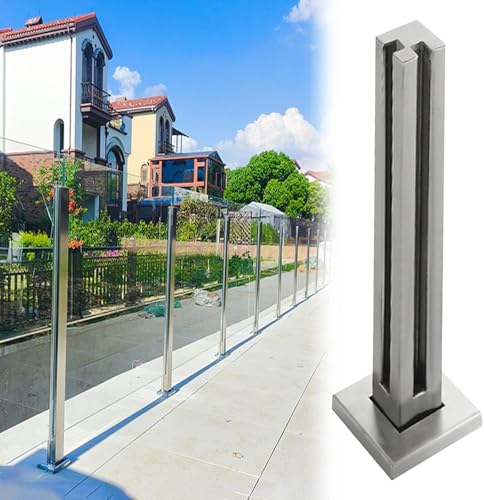 Treppenbaluster-Klemmen für Geländer aus gehärtetem Glas – sichere Bodenmontage für Treppensicherheit im Innen- und Außenbereich Treppenbaluster-Klemmen für Geländer aus gehärtetem Glas – sichere Bodenmontage für Treppensicherheit im Innen- und Außenbereich von Generisch