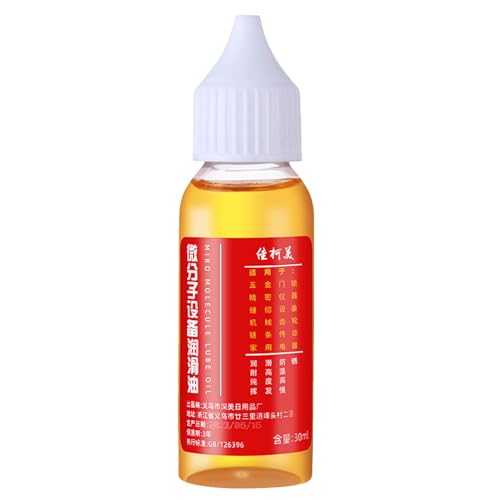 Türscharnierschmiermittel - 30 Ml Türschloss Schmiermittel | Quietschende Türscharnieröl | Lange Anhaltende Schmierung Für Scharniere Sperren Fahrräder Werkzeuge Vorhängeschloss Garagentüren Türscharnierschmiermittel - 30 Ml Türschloss Schmiermittel | Quietschende Türscharnieröl | Lange Anhaltende Schmierung Für Scharniere Sperren Fahrräder Werkzeuge Vorhängeschloss Garagentüren von Generisch