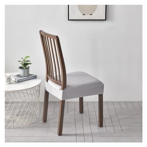 Universal-Schonbezüge für Büro, Küche, Esszimmer, Hotel und Restaurant, 4-teiliges Set, dehnbarer Super-Samtstoff, hellgrau, langlebig und stilvoll Universal-Schonbezüge für Büro, Küche, Esszimmer, Hotel und Restaurant, 4-teiliges Set, dehnbarer Super-Samtstoff, hellgrau, langlebig und stilvoll von Generisch