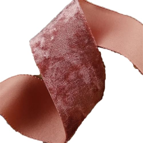 Veloursbänder zum Selbermachen, Fliege, Haarzubehör, handgefertigt, Basteln, Dekoration, 9,1 m, Hellrot, 25 mm Veloursbänder zum Selbermachen, Fliege, Haarzubehör, handgefertigt, Basteln, Dekoration, 9,1 m, Hellrot, 25 mm von Generisch