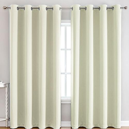 Verdunkelungsvorhänge H240 x B180 cm (1er Pack) verdunklungsvorhänge mit ösen Langlebige Vorhänge mit Schalldämmung und anpassbaren Größen von Generisch