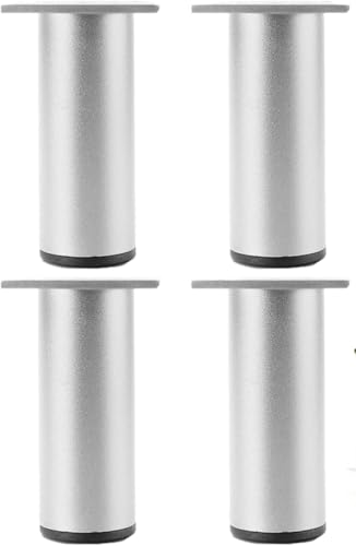 Verstellbare Aluminium-Möbelbeine – 4 runde Metallbeine für Sofa, Tisch, Bett, Schrank und Schreibtisch – langlebig, stilvoll, perfekt für Heimwerker- und DIY-Projekte Verstellbare Aluminium-Möbelbeine – 4 runde Metallbeine für Sofa, Tisch, Bett, Schrank und Schreibtisch – langlebig, stilvoll, perfekt für Heimwerker- und DIY-Projekte von Generisch