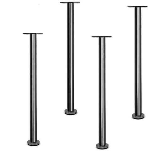 Verstellbare Edelstahl-Möbelbeine für Küche, Bar, Arbeitsplatte und TV-Schreibtisch, 35 cm Höhe, Unterstützung für moderne Wohnkultur, 4 Stück Verstellbare Edelstahl-Möbelbeine für Küche, Bar, Arbeitsplatte und TV-Schreibtisch, 35 cm Höhe, Unterstützung für moderne Wohnkultur, 4 Stück von Generisch