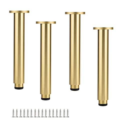 Verstellbare Metall-Möbelbeine, 4 Stück, 24 cm, höhenverstellbar, für Sofa, Schrank, Kommode, Ersatzfüße für Küche, Couch, Tisch, stilvolles Design Verstellbare Metall-Möbelbeine, 4 Stück, 24 cm, höhenverstellbar, für Sofa, Schrank, Kommode, Ersatzfüße für Küche, Couch, Tisch, stilvolles Design von Generisch