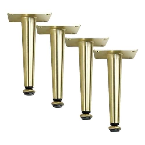 Verstellbare Schrankfüße, 4 Stück, konische Möbelbeine, Eisen mit eloxierter Oberfläche, optionale Höhe 10,5–72,5 cm, ideal für Sofa und Tisch Verstellbare Schrankfüße, 4 Stück, konische Möbelbeine, Eisen mit eloxierter Oberfläche, optionale Höhe 10,5–72,5 cm, ideal für Sofa und Tisch von Generisch