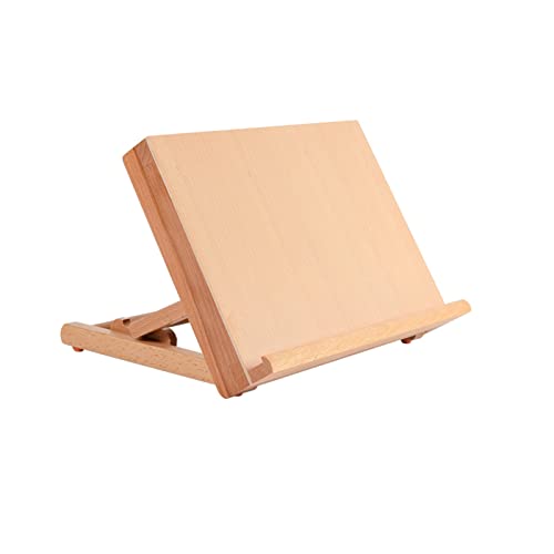 Verstellbare Schreibtisch-Staffelei aus Holz zum Malen und Skizzieren, leichter und tragbarer Zeichenbretthalter für Klassenzimmer, Studio und Zuhause, Größe: 64,8 x 47,8 cm, Farbe: ideal für Künstler von Generisch