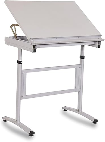 Verstellbarer Zeichentisch für Kunst und Ingenieurwesen, Kunstarbeitsplatz, Mal- und Zeichentisch, ergonomisches Design, robuste Konstruktion, perfekt für Künstler und Architekten Verstellbarer Zeichentisch für Kunst und Ingenieurwesen, Kunstarbeitsplatz, Mal- und Zeichentisch, ergonomisches Design, robuste Konstruktion, perfekt für Künstler und Architekten von Generisch
