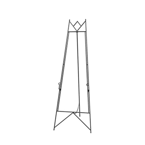 Verstellbares, faltbares Dreibein-Staffelei-Ständer für Display, tragbarer Malhalter für Künstler, 120 cm hoch, faltbar und leicht, Schwarz von Generisch