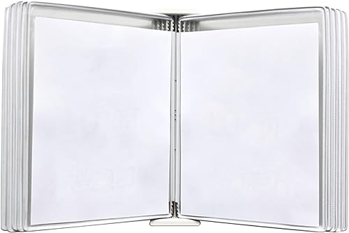 Wandmontierter Aktenordner mit 10 doppelseitigen Taschen, A3-Größe, Posterständer für 20 Blatt, 420 mm x 297 mm, Referenzsystem für Büro oder Zuhause von Generisch