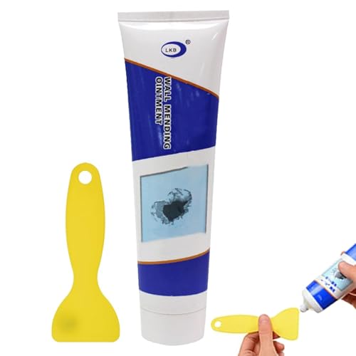 Wandreparaturpaste | 250 g sichere Putzwandreparatur,Wasserfester Wandlochfüller, langlebige Spachtelwandreparatur für Dach, Wandausbesserung, Küche von Generisch