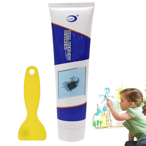 Wandreparaturpaste | 250 g sichere Trockenbau-Flicken-Sets,Wasserfester Wandlochfüller, langlebige Spachtelwandreparatur für Dach, Wandausbesserung, Küche von Generisch