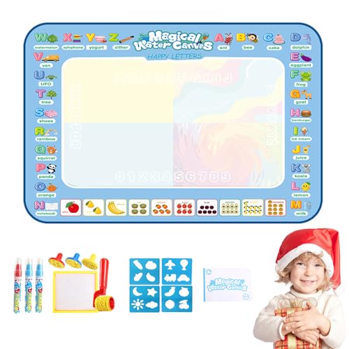 Wasser-Kritzelmatte – Sauberes Ausmalen, Wiederverwendbarer Zeichenblock | Wiederverwendbares Wasser-Zeichenbrett, Große Malflächen, Kreatives Spielen Im Innenbereich, Kunstsitzungen Für Kleinkinder, Wasser-Kritzelmatte – Sauberes Ausmalen, Wiederverwendbarer Zeichenblock | Wiederverwendbares Wasser-Zeichenbrett, Große Malflächen, Kreatives Spielen Im Innenbereich, Kunstsitzungen Für Kleinkinder, von Generisch