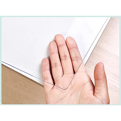 Wasserdichte PVC-Tischdecken-Schutzfolie für Büro-Fußmatten, transparent, weiche Glasabdeckung (144,8 x 259,1 cm) von Generisch