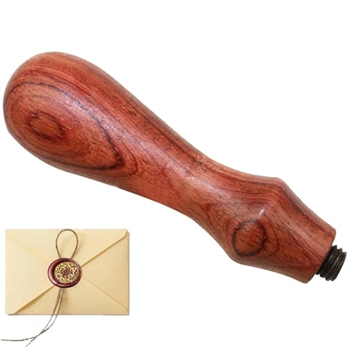 Wax Seal Stamp Handle, Wooden Handle Replacement For Sealing, Portable Wood Stamper For Birthday Parties & Weddings, Elegant & Durable Design, 1 Count, Perfect Replacement von Generisch