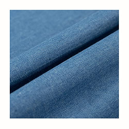 Weicher Jeansstoff zum Nähen von Kleidung Handwerk Jeans Tischdecken Meterware Hellblau 150cm Breite Heimtextilien Materialien von Generisch