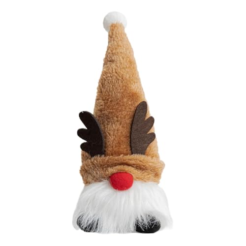 Weihnachtsschmuck Puppe Mit Lichtern - Gesichtslose Plüschpuppen Mit Anhängern Für Weihnachtspuppen - Niedliche Festliche Ornamente Aus Der Nase Rot Weihnachtsanhänger Für V von Generisch