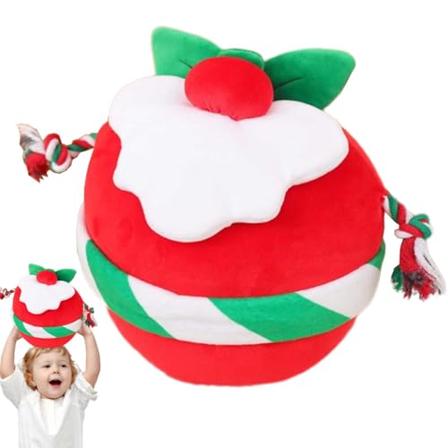 Weihnachtsstofftier, Weihnachtsplüschspielzeug - Plüsch-Weihnachtskuscheltiere - Niedliches Rentier-Plüschtier, Weihnachtsmann, Obst, Zuckerstange, Rentier, Weihnachtspuppen-Sachen für die Heimparty von Generisch