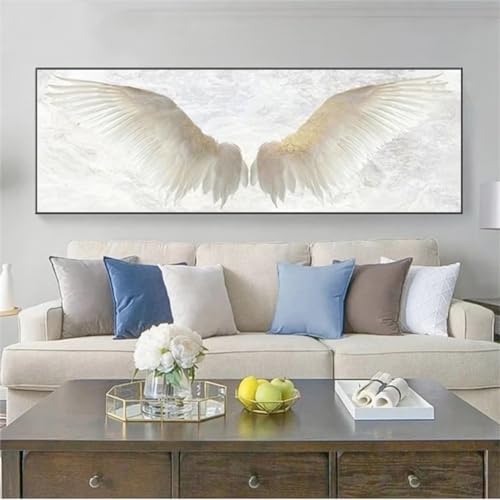 White Wings Diamond Painting Kit für Erwachsene Full Drill 5D DIY Diamond Art Kit Gem Art Craft mit Malen nach Zahlen Diamond Painting Zubehör für Home Wall Decor Perfektes Geschenk für Erwachsene u von Generisch