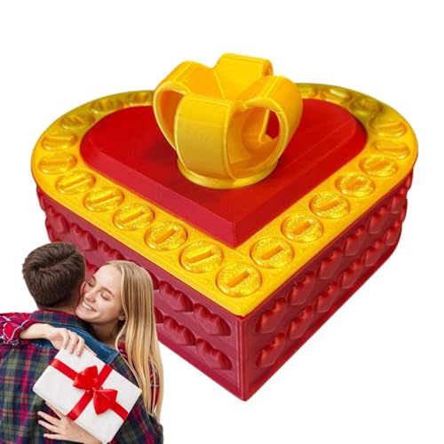 Wirklich Nervige Geschenkbox, Puzzle-Box, Streichspielzeug, 3D-Druck-Scherzbox Mit Drehaufbewahrung, Scherzartikel Geschenkbox Für Weihnachten, Kreative Geschenkbox Puzzle von Generisch