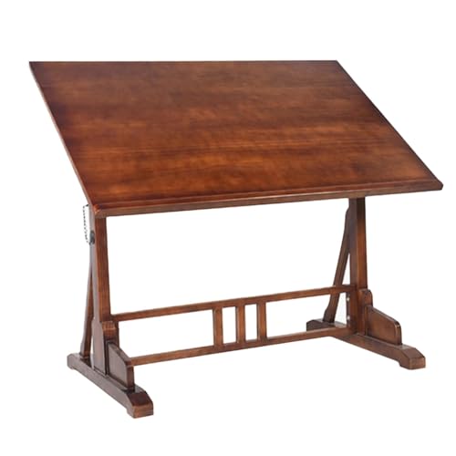 Zeichentisch aus Massivholz mit neigbarer Tischplatte, perfekt für Kunstwerke, Grafikdesign, Lesen und Schreiben Zeichentisch aus Massivholz mit neigbarer Tischplatte, perfekt für Kunstwerke, Grafikdesign, Lesen und Schreiben von Generisch