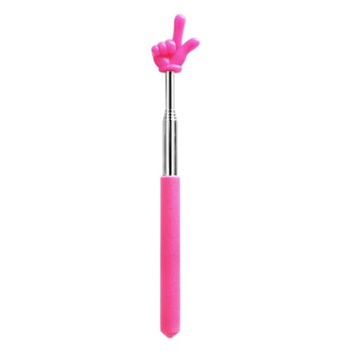 Zeigestab Ausziehbar 3STK Rostfreie Stähle Schlagstock Teleskop, Mini Einziehbar Klassenzimmer Zeiger für Lehrerunterricht Persönliche Interaktion (Pink) von Generisch