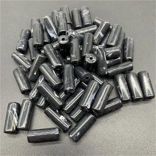 Zylinderförmige Acryl-Perlen, 20 x 8 mm, Schmuckherstellung, DIY, Charms, Ohrringe, Anhänger, Armband, Halskette, 1,5 mm Loch, 15 Stück Zylinderförmige Acryl-Perlen, 20 x 8 mm, Schmuckherstellung, DIY, Charms, Ohrringe, Anhänger, Armband, Halskette, 1,5 mm Loch, 15 Stück von Generisch