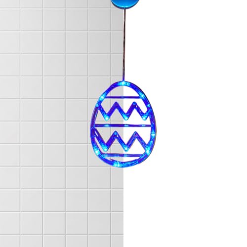 eier-Lichterketten, Ornamente, Fensterlichter - dekoration Kaninchen-Lichterkette mit Saugnapf | fenster-Lichtornamente für Kinder, Familie, Freunde, Zuhause von Generisch